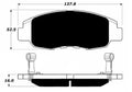 Porterfield Brake Pads for 2001 HONDA ACCORD Coupe 4 Cyl