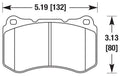 Porterfield Brake Pads for 2007 ACURA TL Type-S