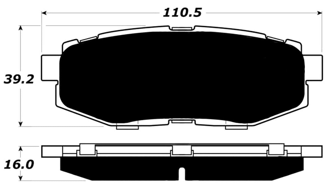 Porterfield Brake Pads for 2013 SUBARU B9 TRIBECA
