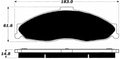 Porterfield Brake Pads for 2000 PONTIAC FIREBIRD