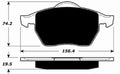 Porterfield Brake Pads for 1999 AUDI A6 - 15" Wheels