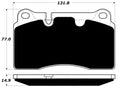 Porterfield Brake Pads for 2012 VOLKSWAGEN TOUAREG w/330mm Front Discs
