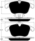 Porterfield Brake Pads for 2011 VOLVO XC70 AWD 3.2L