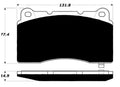 Porterfield Brake Pads for 2011 SAAB 9-5 - 355mm Front Discs w/Brembo Front Calipers