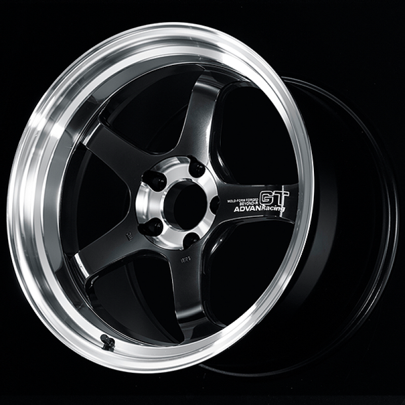 Advan GT Beyond-R 18X9.0 / +37 Off / 5x114.3 BC / 73mm Bore / Diamond Cut and Dark Platinum Black YAQC8I37EDPB