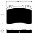 Porterfield Brake Pads for 1990 MERCEDES-BENZ 300SL