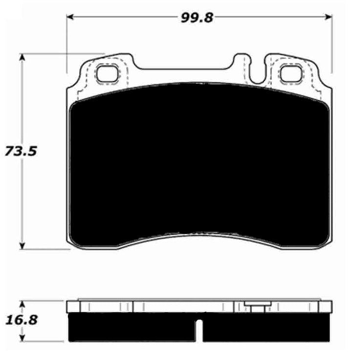 Porterfield Brake Pads for 1999 FERRARI 456 GT