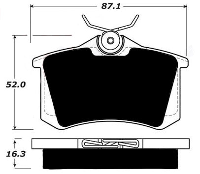 Porterfield Brake Pads for 2000 AUDI TT