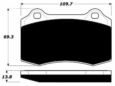 Porterfield Brake Pads for 2006 CADILLAC STS-V SUPERCHARGED