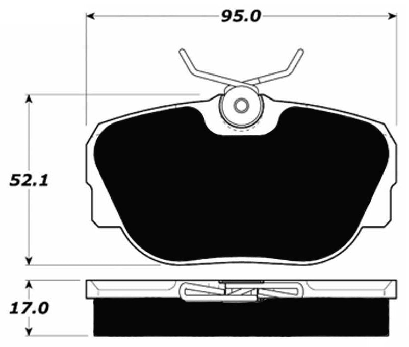 Porterfield Brake Pads for 1988 SAAB 900 Series