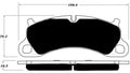 Porterfield Brake Pads for 2013 PORSCHE 911 Carrera S w/Iron Disc