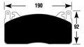 Porterfield Brake Pads for 2016 FORD MUSTANG Shelby GT350