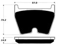 Porterfield Brake Pads for 2008 AUDI RS4