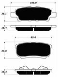 Porterfield Brake Pads for 2008 MITSUBISHI Lancer 2.0L