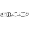 Cometic Gasket Cometic Pontiac 400 V8 .060in Fiber Intake Gasket Set-2.200in x 1.180in Rectangular Ports-W/Ram Air C15331FC