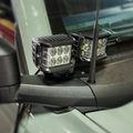Cali Raised LED Cali Raised 2021+ Ford Raptor Ditch Light Mount Kit - 2 3X2 18W Amber Led Pods / No CR4037