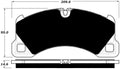 Porterfield Brake Pads for 2018 PORSCHE CAYENNE w/360mm Front Rotor