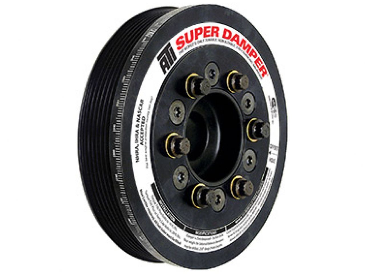 ATI Performance Products Damper - 5.5 - Al - 6 Grv Ls1 F Body 25% Ud No Ac Pulley