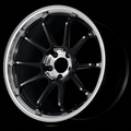 Advan RZ-DF2 20x10.0 / +25 Offset / 5x114.3 / 73mm Bore / Diamond Cut and Racing Titanium Black YAF0K25EDRTB