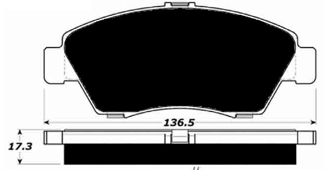 Porterfield Brake Pads for 2007 HONDA FIT