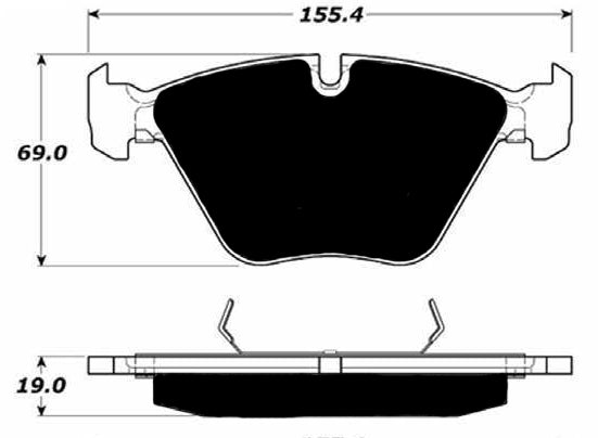 Porterfield Brake Pads for 2011 BMW 335 Series