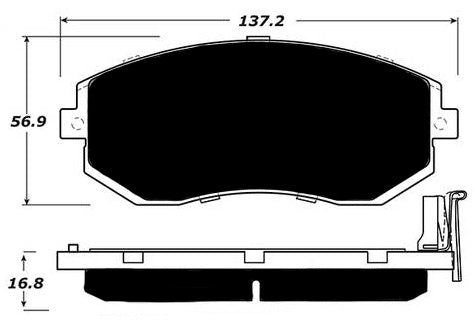 Porterfield Brake Pads for 2018 SUBARU FORESTER 2.5L