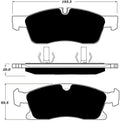 Porterfield Brake Pads for 2015 MERCEDES-BENZ ML250 (AMG EXTERIOR PKG)