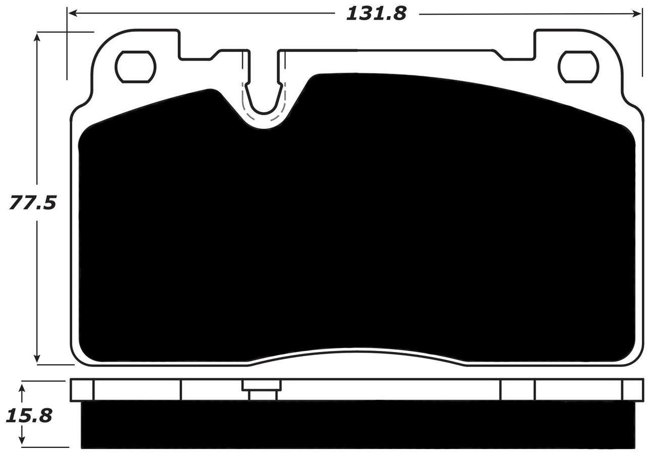 Porterfield Brake Pads for 2015 AUDI Q5 - 3.0TDi w/Brembo Calipers