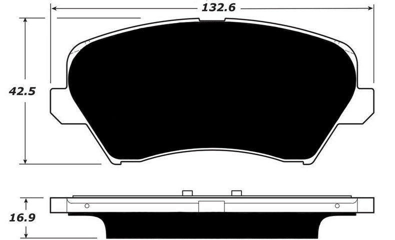 Porterfield Brake Pads for 2014 HYUNDAI ELANTRA GT
