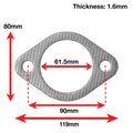 APEXi A'PEXi - Exhaust Gasket (Two Bolt) - Replacement