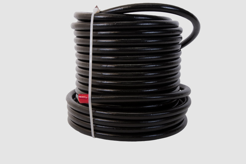 Aeromotive PTFE SS Braided Fuel Hose - Black Jacketed - AN-08 x 16ft 15331