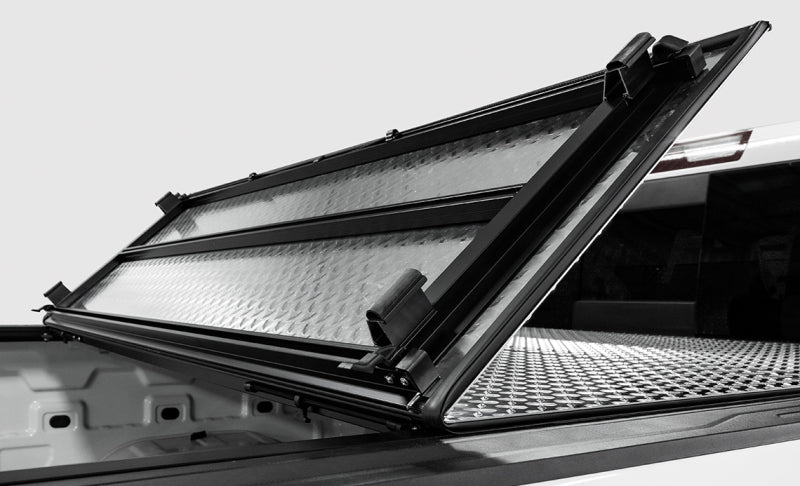 Access LOMAX Tri-Fold Cover Black Urethane Finish Split Rail 09-18 Ram 1500 - 6ft 4in Bed B3040029