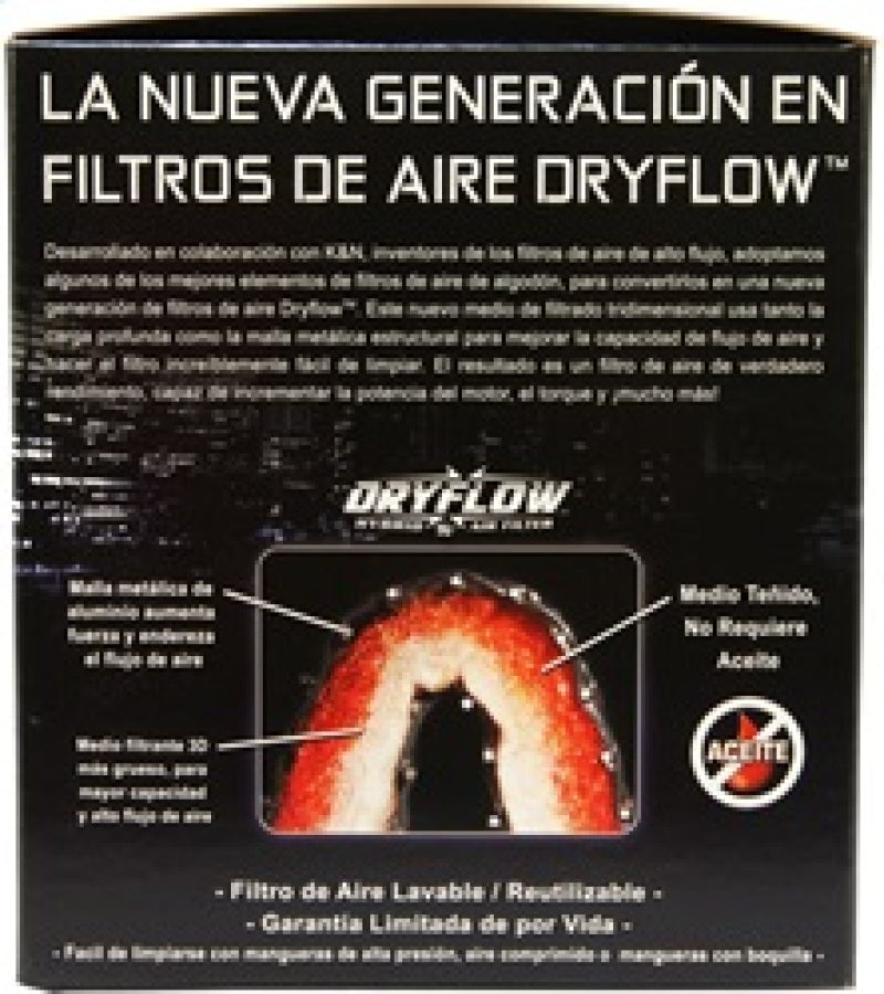 AEM Induction AEM DryFlow Air Filter AIR FILTER ASSY 3in X 5in DRYFLOW 21-203D