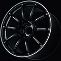 Advan RZII 17x7.5 / +48 Offset / 5x114.3 / 73mm Bore / Racing Gloss Black and Ring YAZ7F48EB