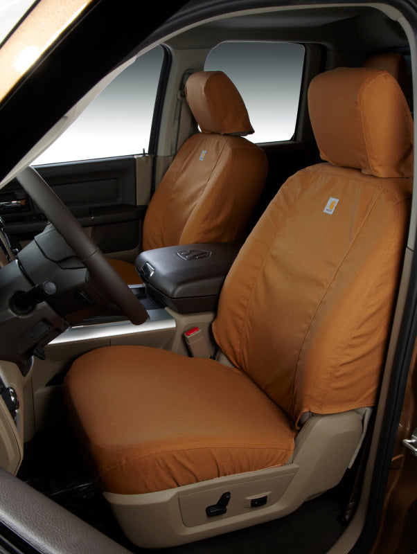 Covercraft 22-23 Ford Bronco Carhartt SeatSaver Custom Second Row Seat Covers - Brown SSC8517CABN
