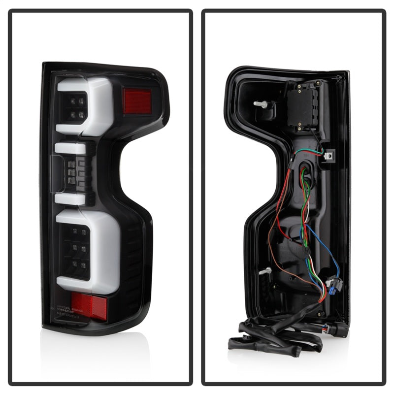 Spyder Chevy Silverado 19-20 (Do Not Fit Halogen Model) LED Tail Light Blk ALT-YD-CS19LED-BK 5087270