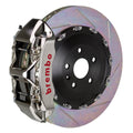 Brembo 10-12 Range Rover Front GTR BBK 6 Piston Billet 405x34 2pc Rotor Slotted Type1 - Nickel 1N2.9519AR