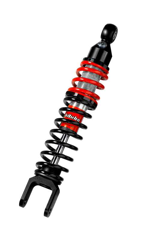 Bitubo Suspension Bitubo YXB0 Monoshock Rear Adjustable: Spring Preload, Red And Black Springs SC006YXB01