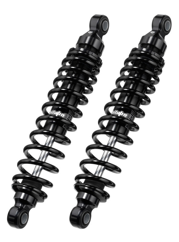 Bitubo Suspension Bitubo WMB0 Twinshocks Adjustable: Spring Preload, Length 371mm, Dark Edition K0003WMB02V2