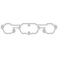 Cometic Gasket Cometic GM SB2 Small Block Aluminum/Rubber Exhaust Port Cover Set C5259
