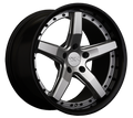 XXR 569 Wheel Silver / Gloss Black Lip 18x10 +35 5x100