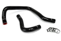 HPS Performance HPS Black Reinforced Silicone Radiator Hose Kit Coolant Acura 94-01 Integra B20
