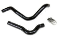 HPS Performance HPS Black Reinforced Silicone Radiator Hose Kit Coolant Honda 92-00 Civic w/ B16