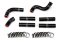 HPS Performance HPS Black Reinforced Silicone Complete Pesky Heater Hose Kit 1FZ-FE Toyota 92-97 Land Cruiser FJ80 4.5L I6 without rear heater