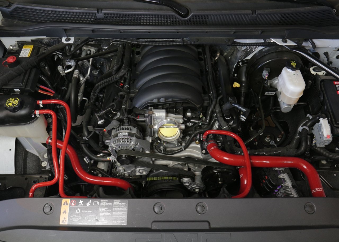 HPS Performance HPS Silicone Radiator Coolant Hose Kit Chevy 2014-2017 Silverado V6 4.3L, 57-1594R