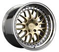 XXR 570 Wheel Hyper Gold / Platinum Lip 20x9 +35 5x4.5