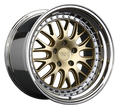 XXR 570 Wheel Hyper Gold / Platinum Lip 20x9 +20 5x4.5