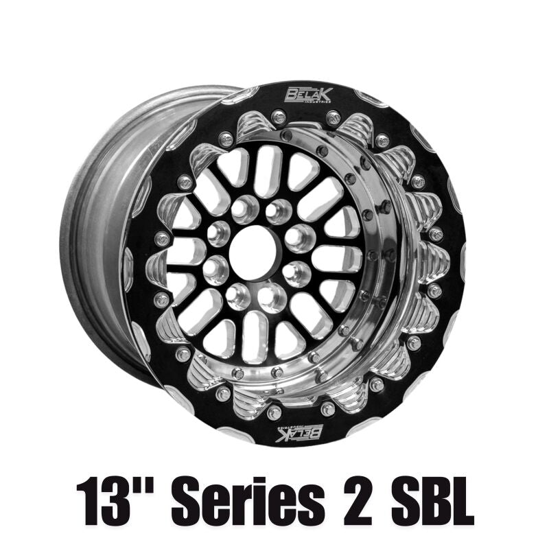Belak Wheels Belak 13x9 / 5in BS / 5x100 BP / High Pad / Series 2 Wheel - Single Beadlock 13095100S25BS-SBL