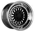 XXR 576 Wheel Black / Platinum Lip 18x9 +30 5x120