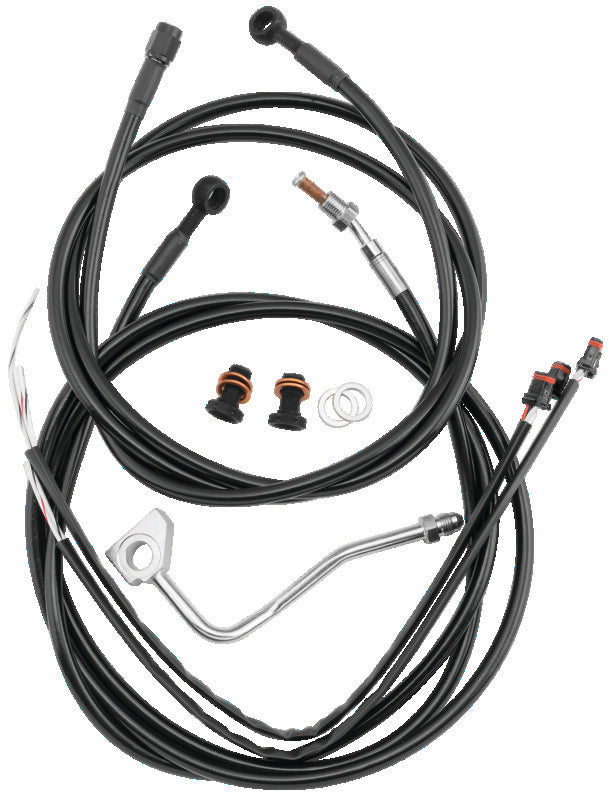 Burly Brand Control Kit 13in Bagger Bar - Black B30-1280